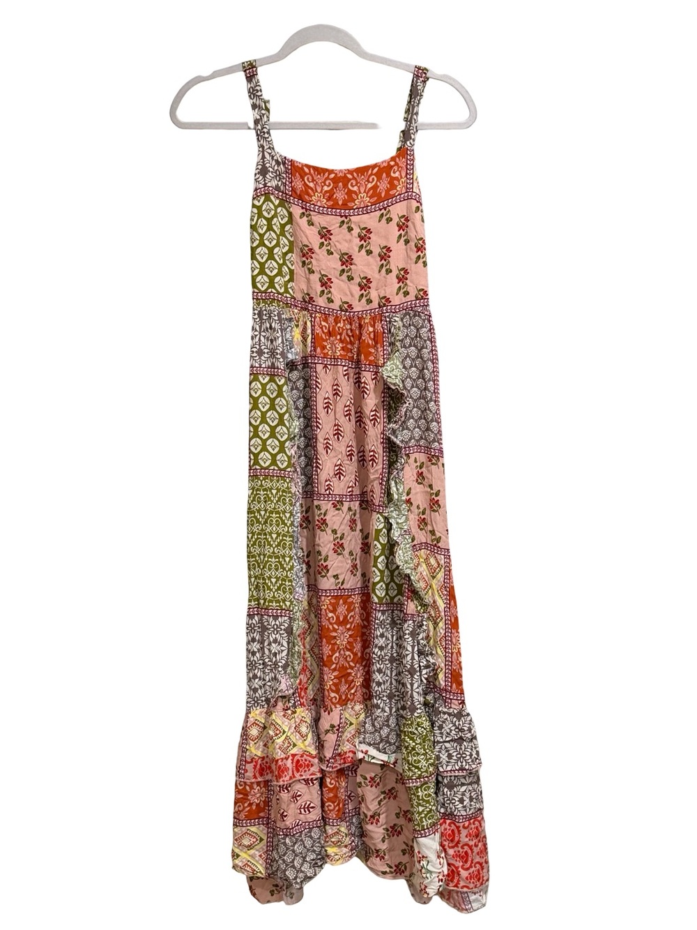 β¨ Anthropologie Abel the Label Gypsiana Patchwork Maxi Dress Size Small - Picture 8 of 12